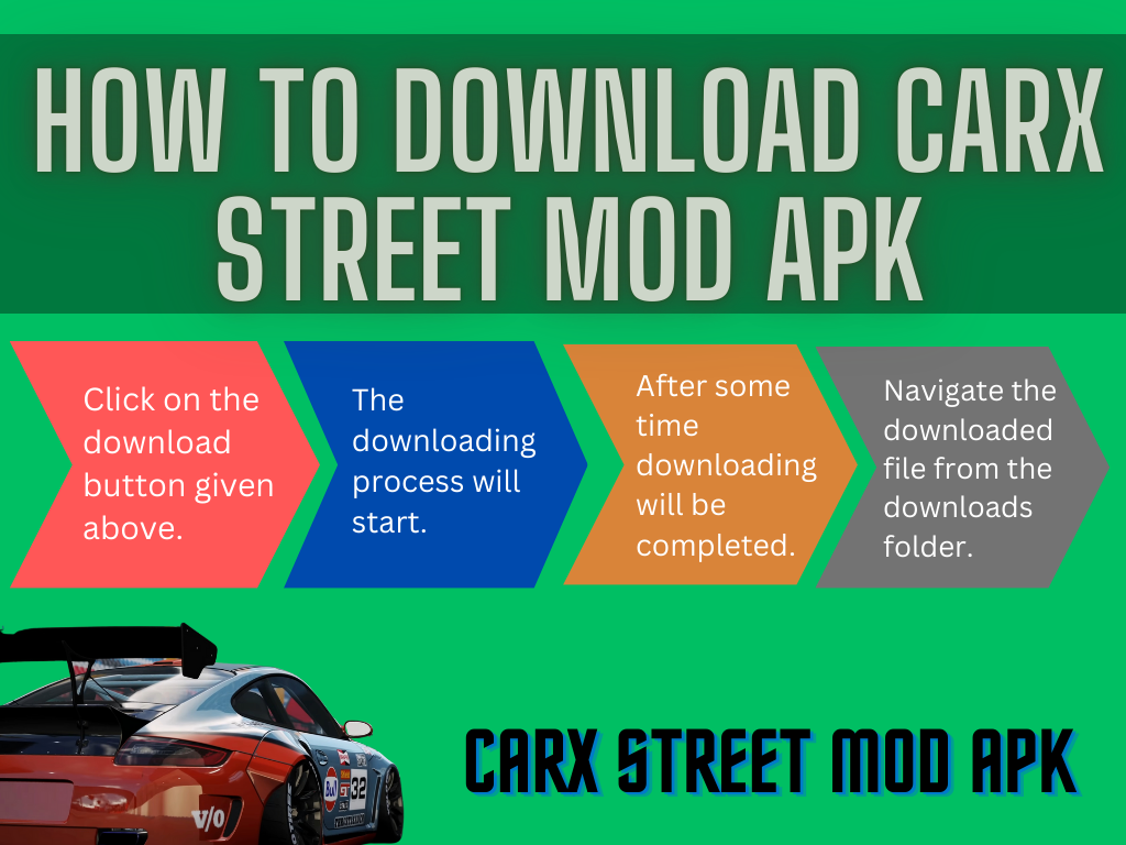 How to download carx street mod apk infographics